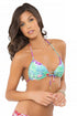 Luli Fama Pequeño Paraiso Molded Push Up Bandeau Halter